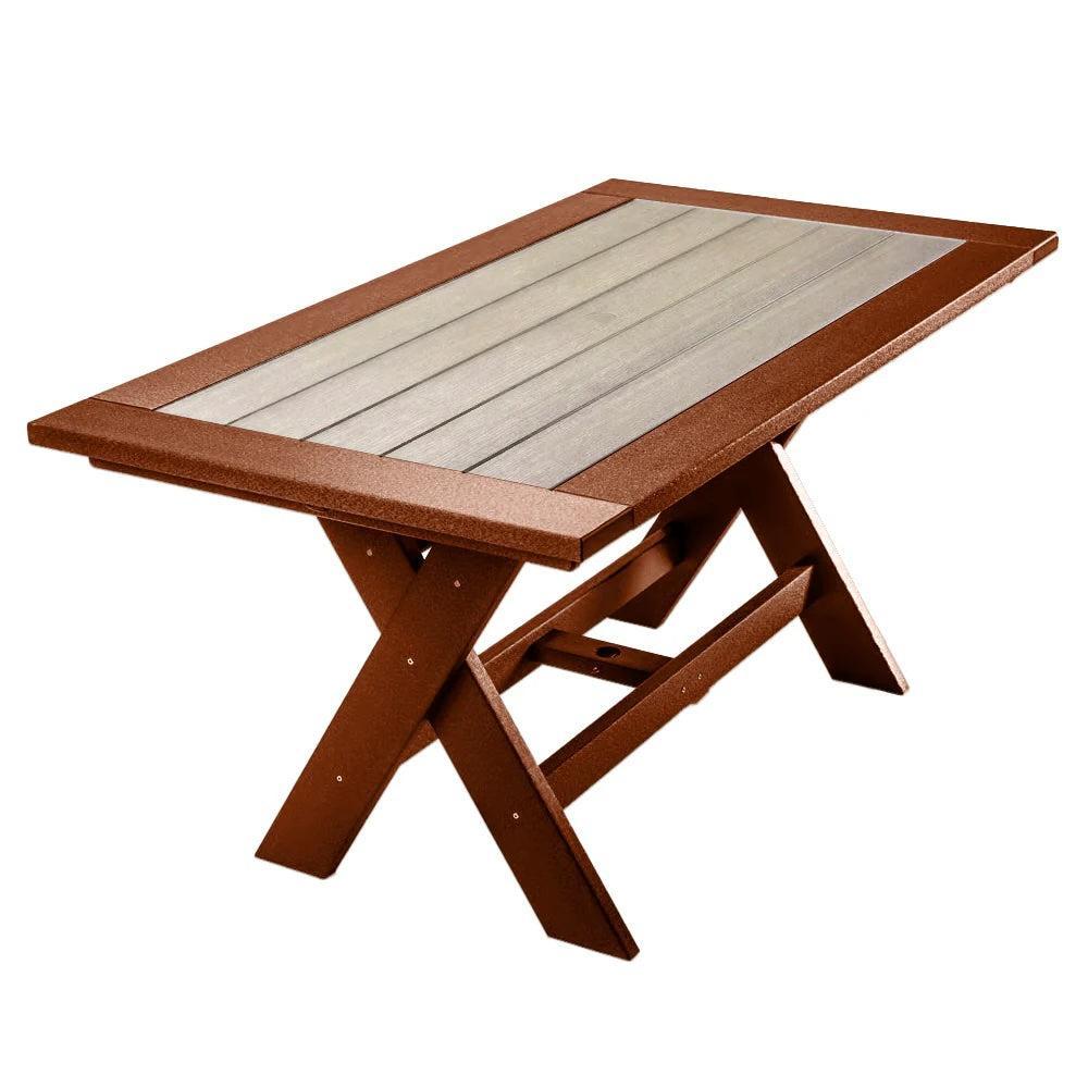 Perfect Choice Furniture Recycled Plastic Stanton  72" Bar Table (BAR HEIGHT) - LEAD TIME TO SHIP 5 WEEKS OR LESS