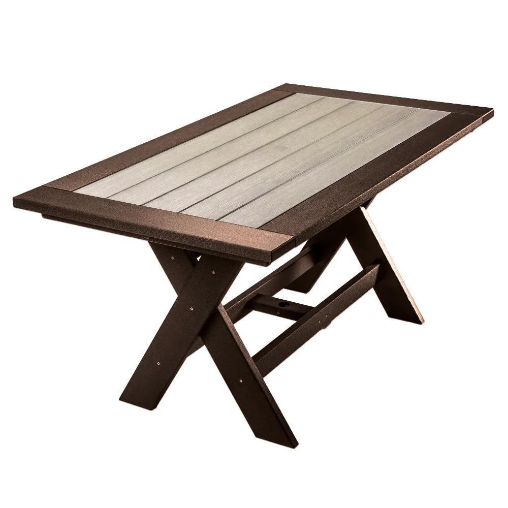 Perfect Choice Furniture Recycled Plastic Stanton  72" Bar Table (BAR HEIGHT) - LEAD TIME TO SHIP 5 WEEKS OR LESS