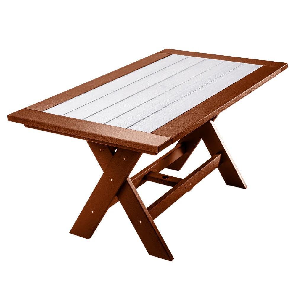 Perfect Choice Furniture Recycled Plastic Stanton  72" Bar Table (BAR HEIGHT) - LEAD TIME TO SHIP 5 WEEKS OR LESS
