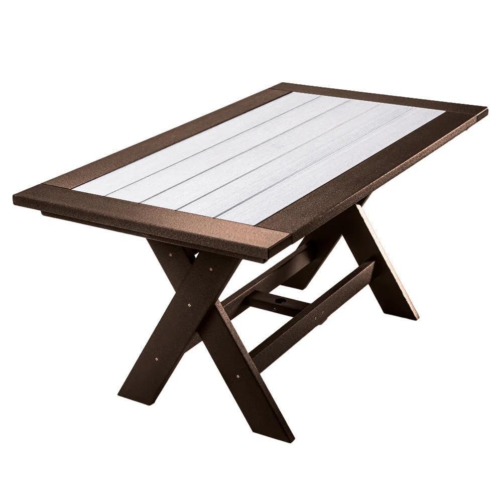 Perfect Choice Furniture Recycled Plastic Stanton  72" Bar Table (BAR HEIGHT) - LEAD TIME TO SHIP 5 WEEKS OR LESS