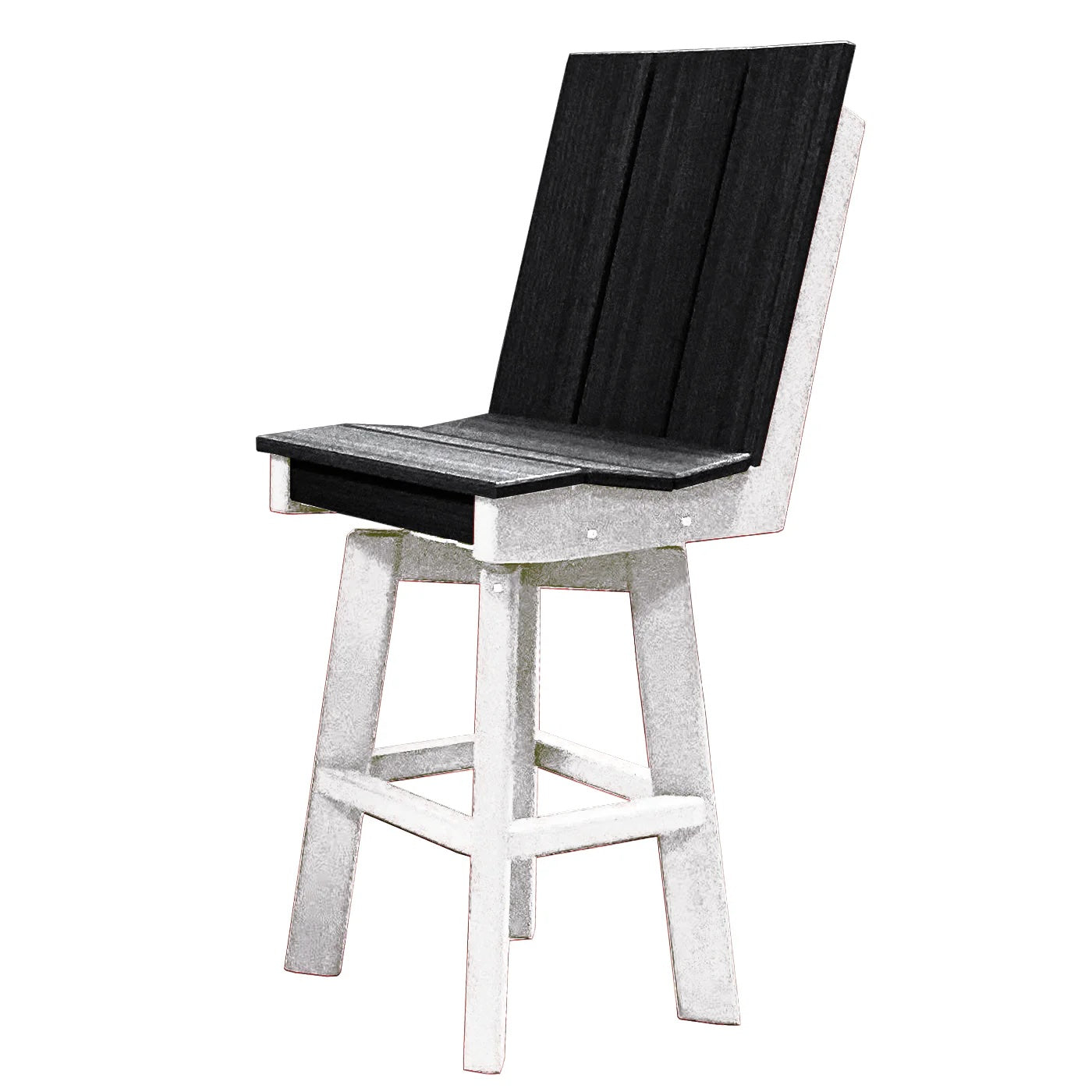 Perfect Choice Furniture Recycled Plastic Stanton Swivel Bar Height Armless Chair - LEAD TIME TO SHIP 4 WEEKS OR LESS