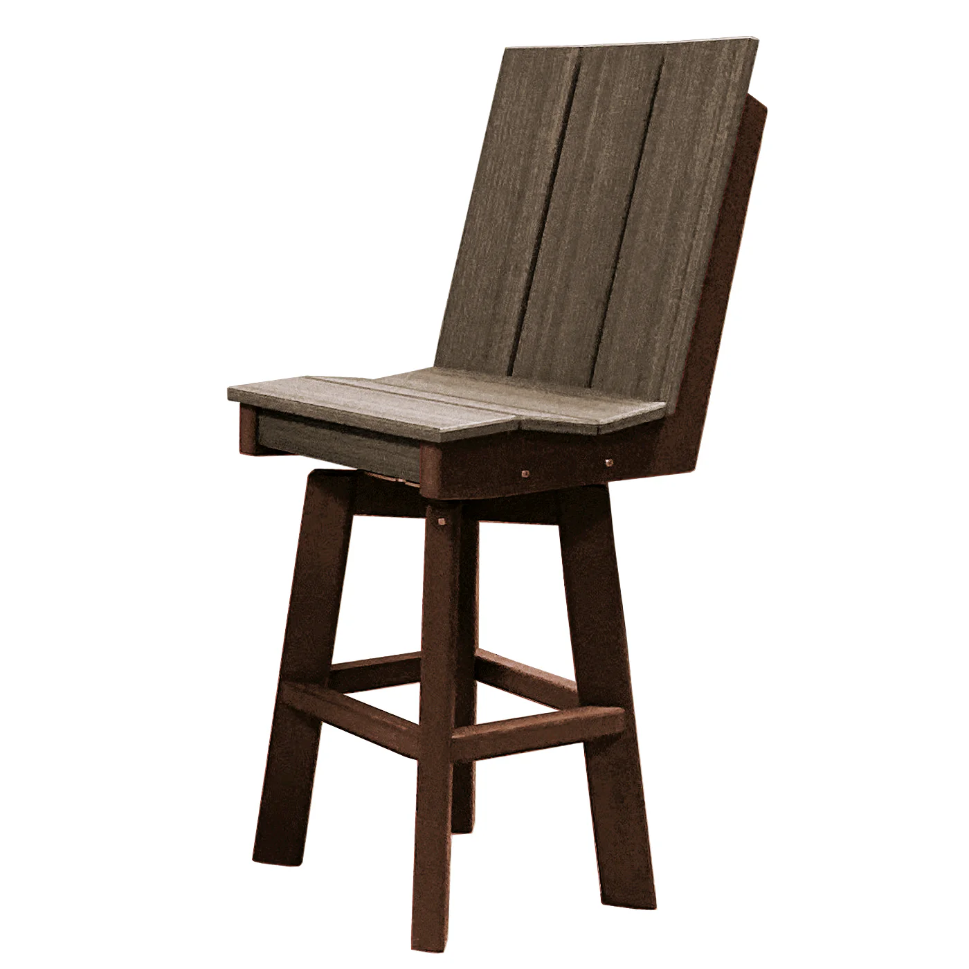 Perfect Choice Furniture Recycled Plastic Stanton Swivel Bar Height Armless Chair - LEAD TIME TO SHIP 4 WEEKS OR LESS