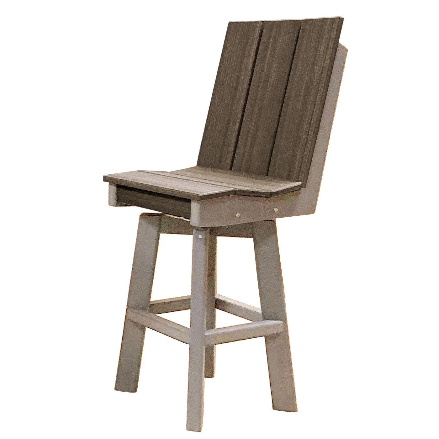 Perfect Choice Furniture Recycled Plastic Stanton Swivel Bar Height Armless Chair - LEAD TIME TO SHIP 4 WEEKS OR LESS