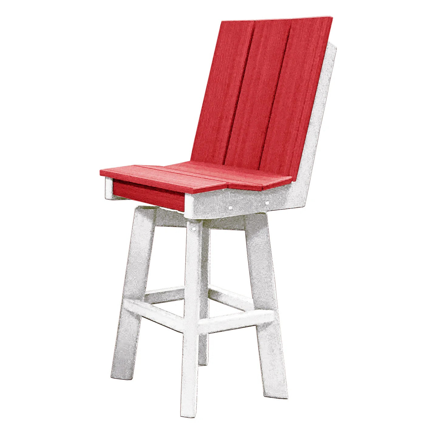 Perfect Choice Furniture Recycled Plastic Stanton Swivel Bar Height Armless Chair - LEAD TIME TO SHIP 4 WEEKS OR LESS