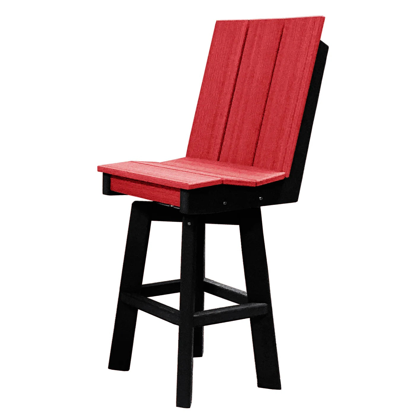 Perfect Choice Furniture Recycled Plastic Stanton Swivel Bar Height Armless Chair - LEAD TIME TO SHIP 4 WEEKS OR LESS