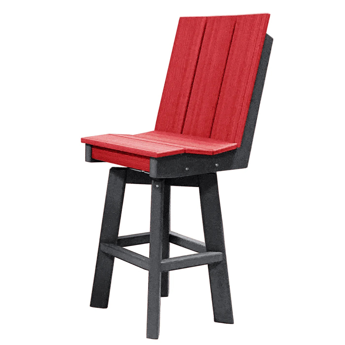 Perfect Choice Furniture Recycled Plastic Stanton Swivel Bar Height Armless Chair - LEAD TIME TO SHIP 4 WEEKS OR LESS