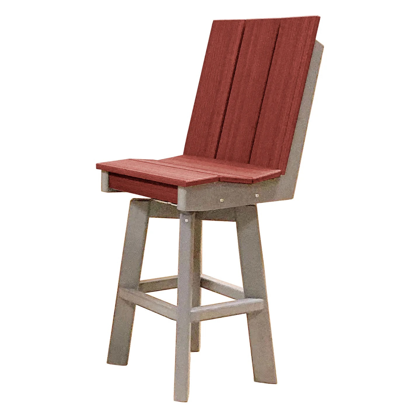 Perfect Choice Furniture Recycled Plastic Stanton Swivel Bar Height Armless Chair - LEAD TIME TO SHIP 4 WEEKS OR LESS