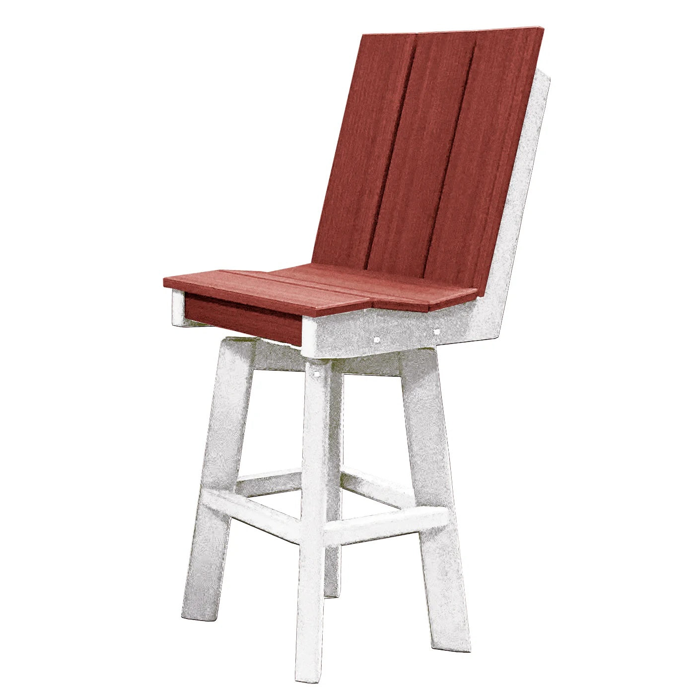 Perfect Choice Furniture Recycled Plastic Stanton Swivel Bar Height Armless Chair - LEAD TIME TO SHIP 4 WEEKS OR LESS