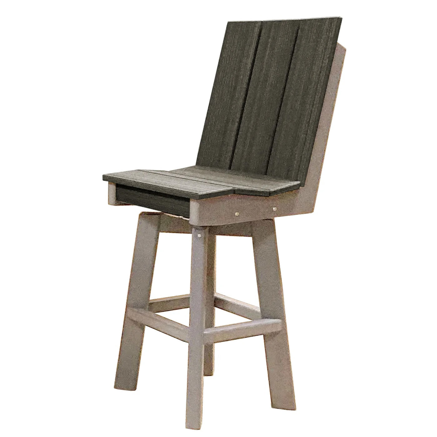Perfect Choice Furniture Recycled Plastic Stanton Swivel Bar Height Armless Chair - LEAD TIME TO SHIP 4 WEEKS OR LESS