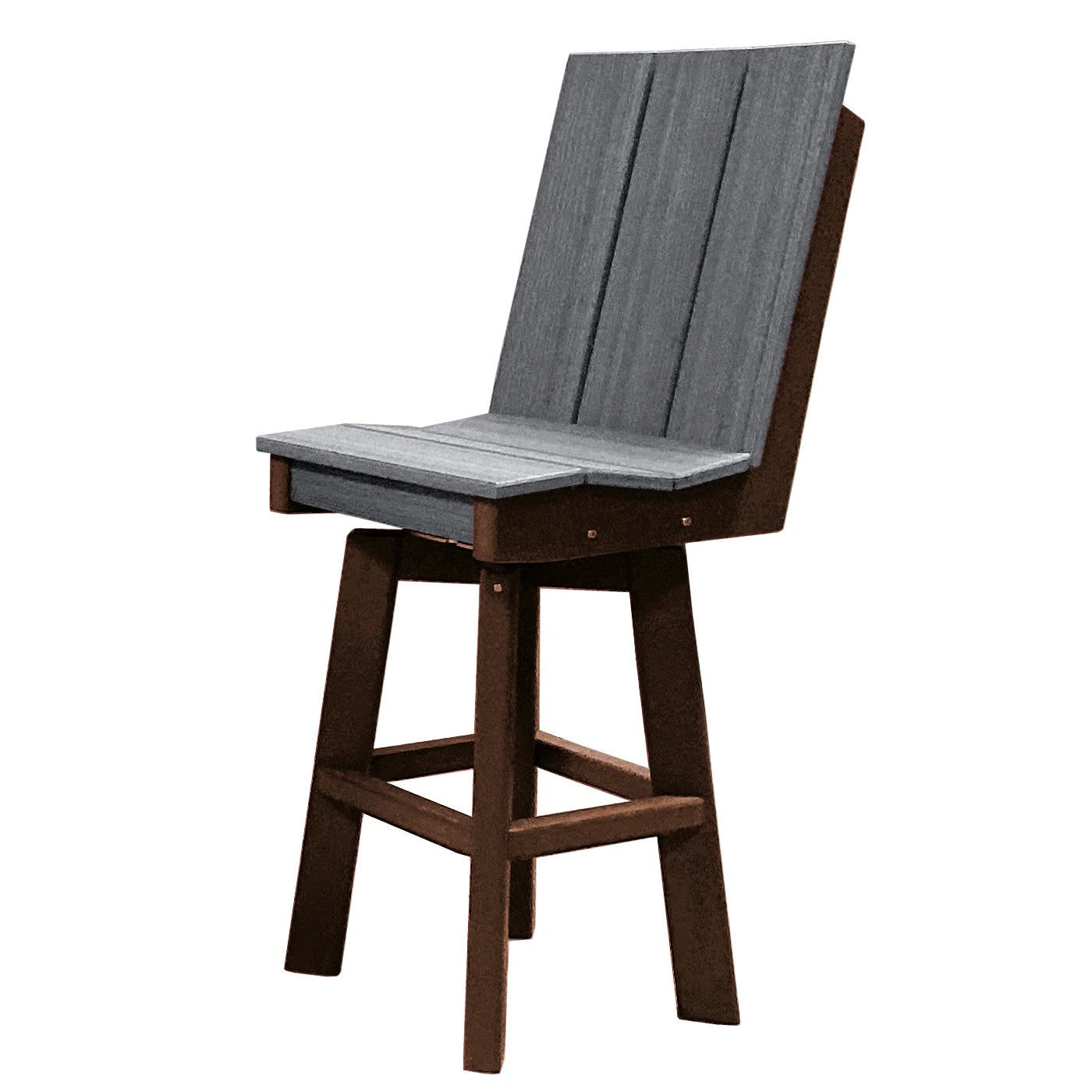 Perfect Choice Furniture Recycled Plastic Stanton Swivel Bar Height Armless Chair - LEAD TIME TO SHIP 4 WEEKS OR LESS