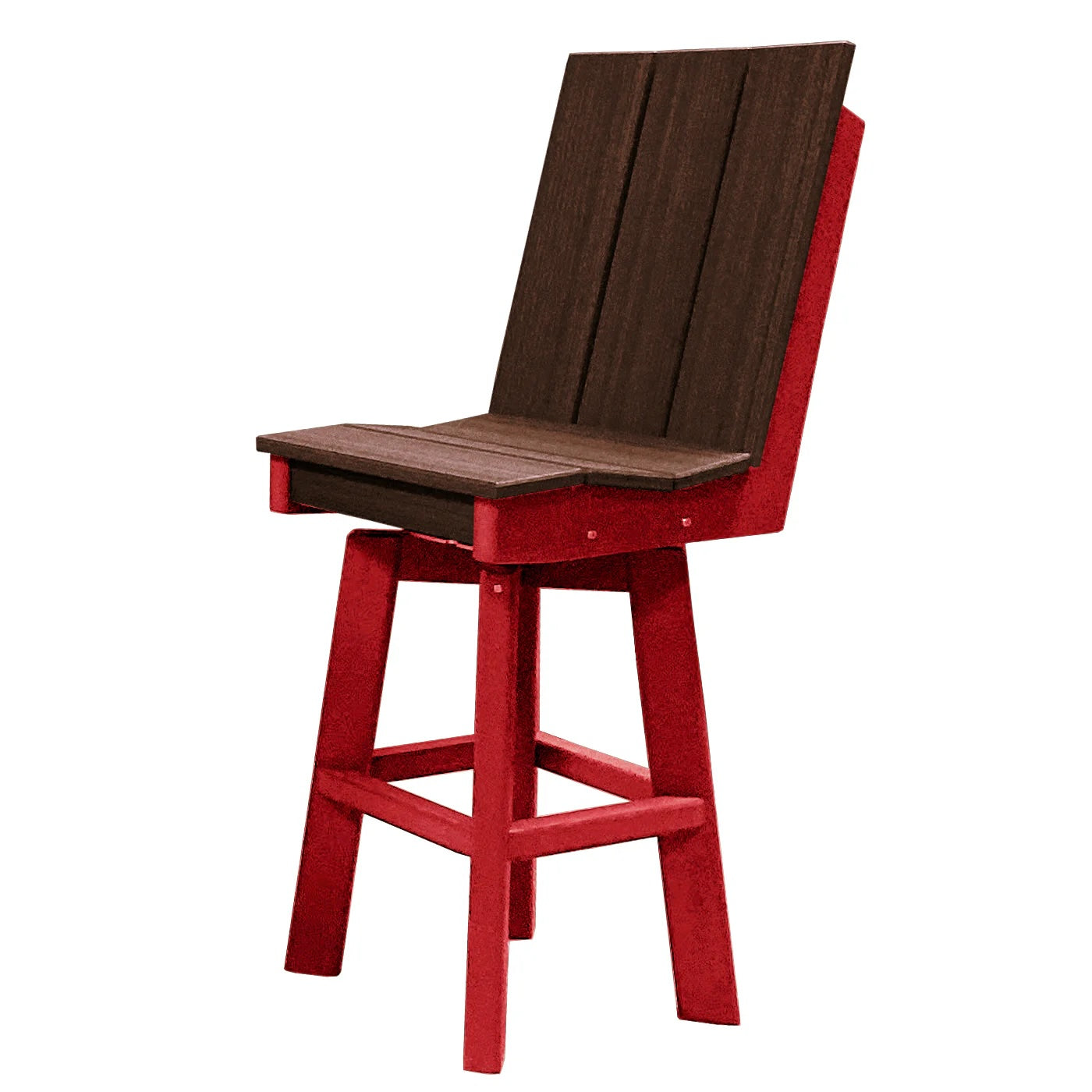 Perfect Choice Furniture Recycled Plastic Stanton Swivel Bar Height Armless Chair - LEAD TIME TO SHIP 4 WEEKS OR LESS