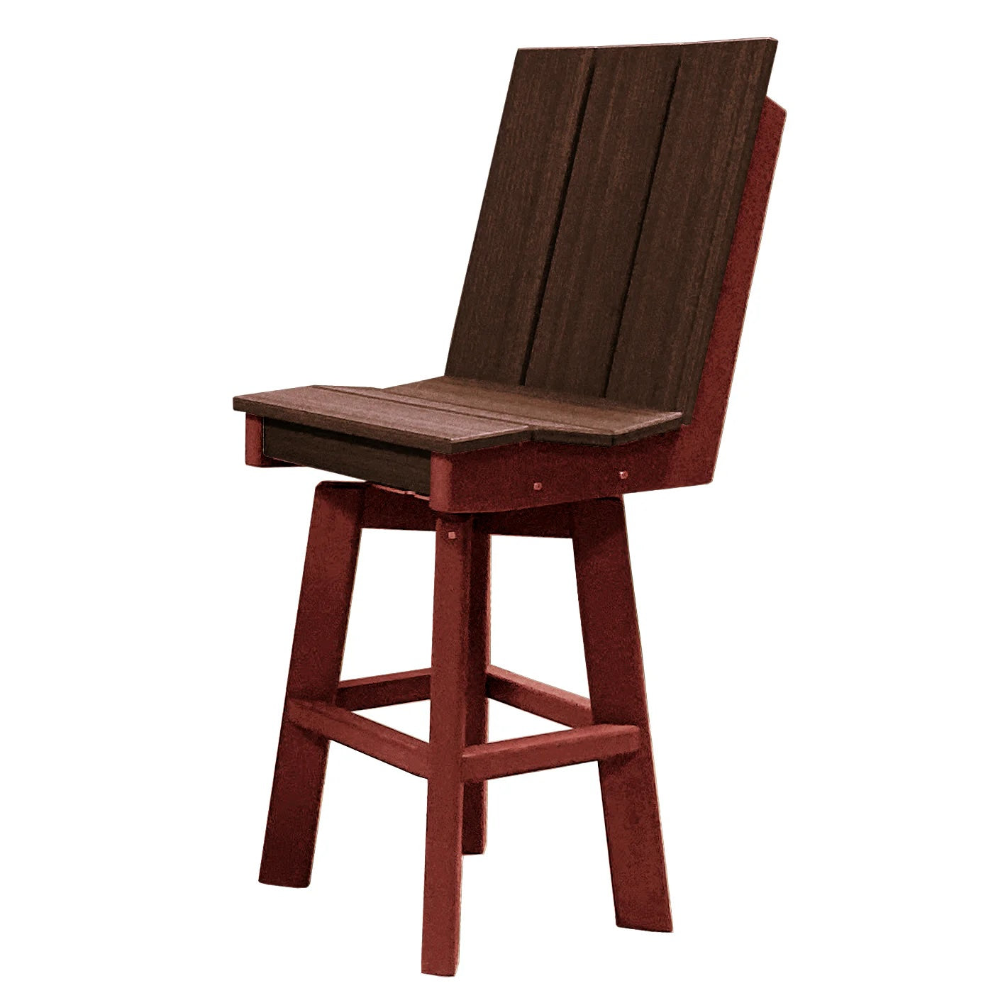 Perfect Choice Furniture Recycled Plastic Stanton Swivel Bar Height Armless Chair - LEAD TIME TO SHIP 4 WEEKS OR LESS