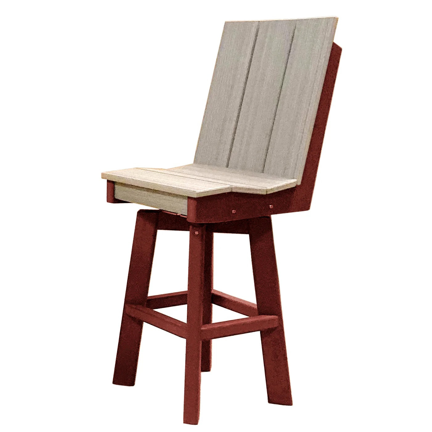 Perfect Choice Furniture Recycled Plastic Stanton Swivel Bar Height Armless Chair - LEAD TIME TO SHIP 4 WEEKS OR LESS