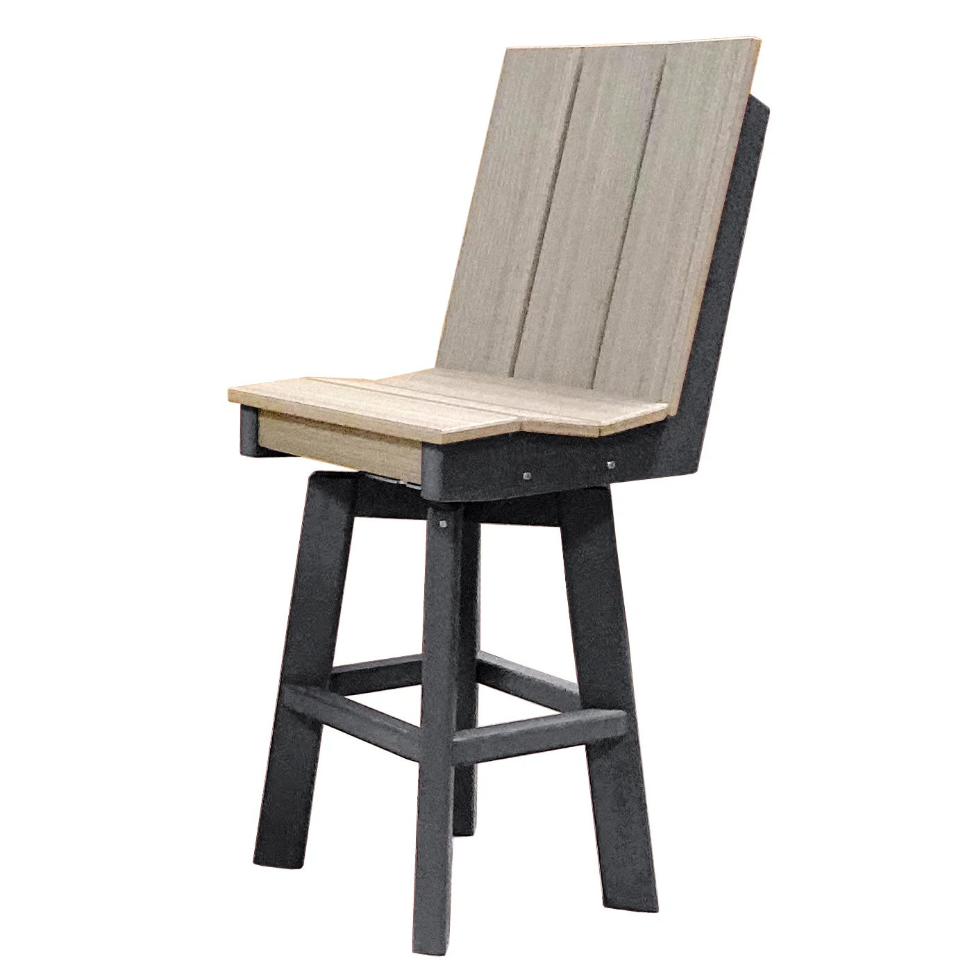 Perfect Choice Furniture Recycled Plastic Stanton Swivel Bar Height Armless Chair - LEAD TIME TO SHIP 4 WEEKS OR LESS