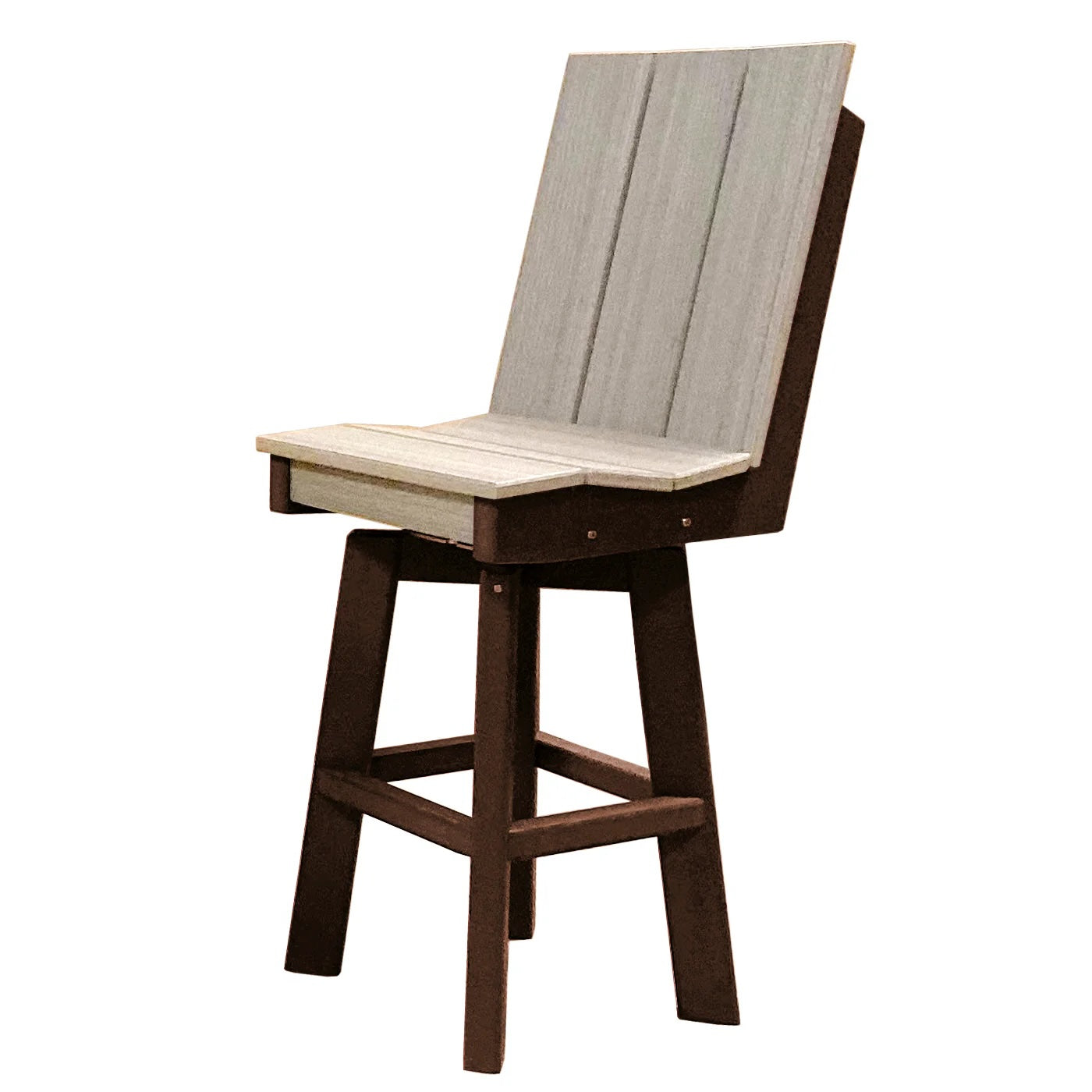Perfect Choice Furniture Recycled Plastic Stanton Swivel Bar Height Armless Chair - LEAD TIME TO SHIP 4 WEEKS OR LESS
