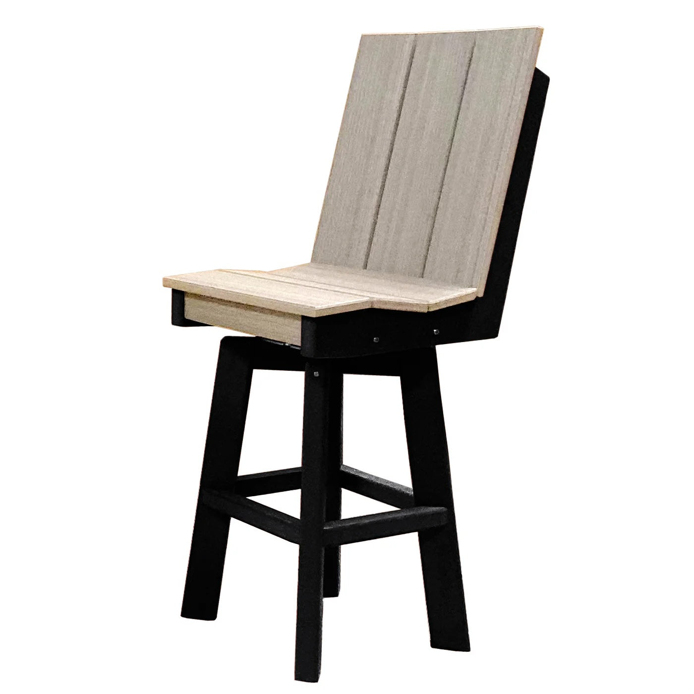 Perfect Choice Furniture Recycled Plastic Stanton Swivel Bar Height Armless Chair - LEAD TIME TO SHIP 4 WEEKS OR LESS
