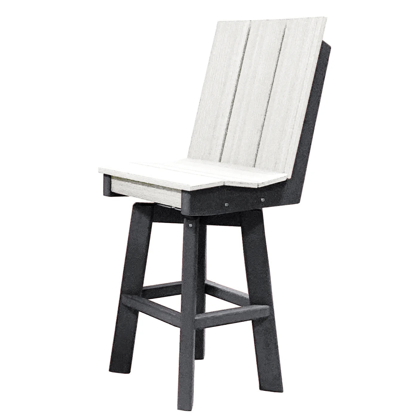 Perfect Choice Furniture Recycled Plastic Stanton Swivel Bar Height Armless Chair - LEAD TIME TO SHIP 4 WEEKS OR LESS