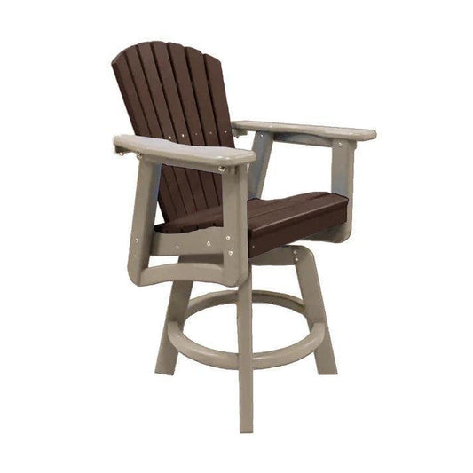 Perfect Choice Outdoor Furniture Classic Swivel Counter Chair (COUNTER HEIGHT) - LEAD TIME TO SHIP 4 WEEKS OR LESS