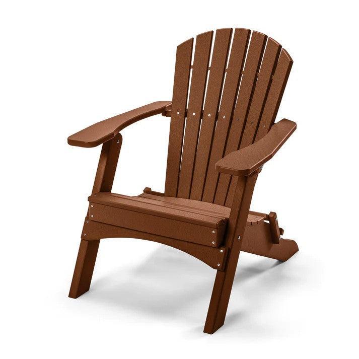 Perfect Choice Recycled Plastic Classic Folding Adirondack Chair - LEAD TIME TO SHIP 4 WEEKS OR LESS