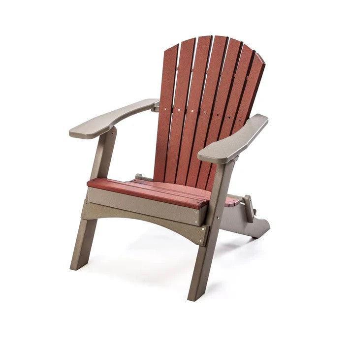 Perfect Choice Recycled Plastic Classic Folding Adirondack Chair - LEAD TIME TO SHIP 4 WEEKS OR LESS