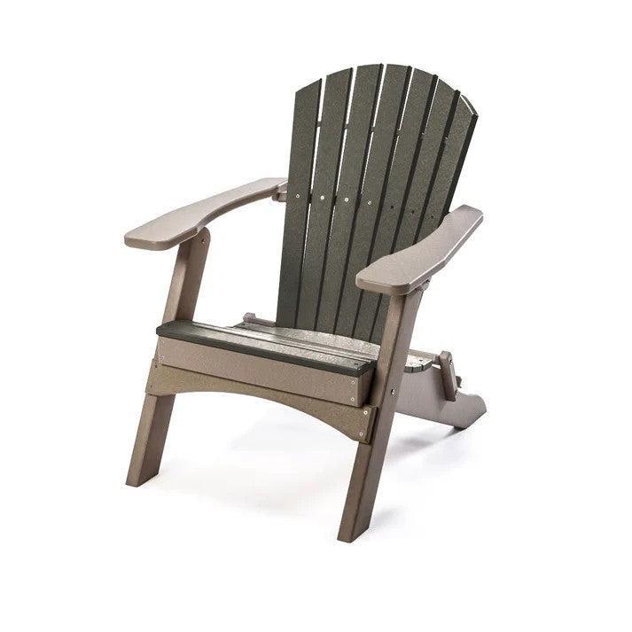 Perfect Choice Recycled Plastic Classic Folding Adirondack Chair - LEAD TIME TO SHIP 4 WEEKS OR LESS