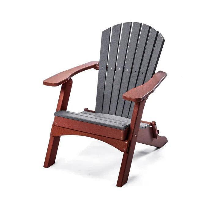 Perfect Choice Recycled Plastic Classic Folding Adirondack Chair - LEAD TIME TO SHIP 4 WEEKS OR LESS