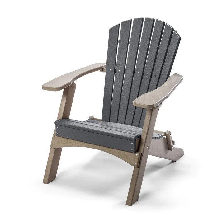 Perfect Choice Recycled Plastic Classic Folding Adirondack Chair - LEAD TIME TO SHIP 4 WEEKS OR LESS