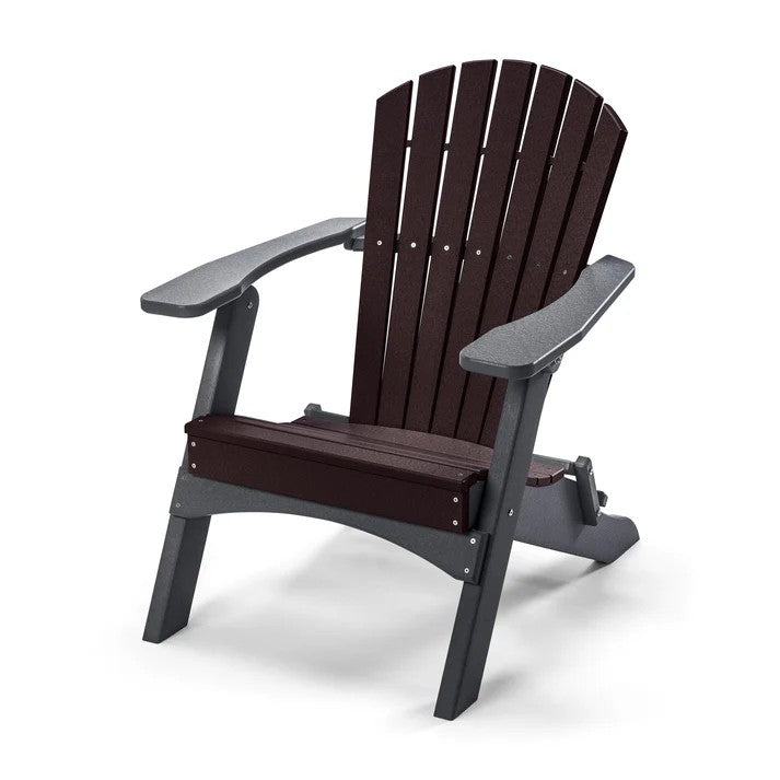 Perfect Choice Recycled Plastic Classic Folding Adirondack Chair - LEAD TIME TO SHIP 4 WEEKS OR LESS