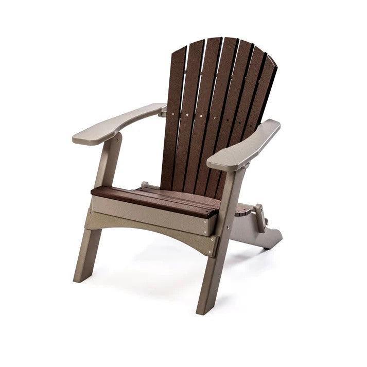 Perfect Choice Recycled Plastic Classic Folding Adirondack Chair - LEAD TIME TO SHIP 4 WEEKS OR LESS