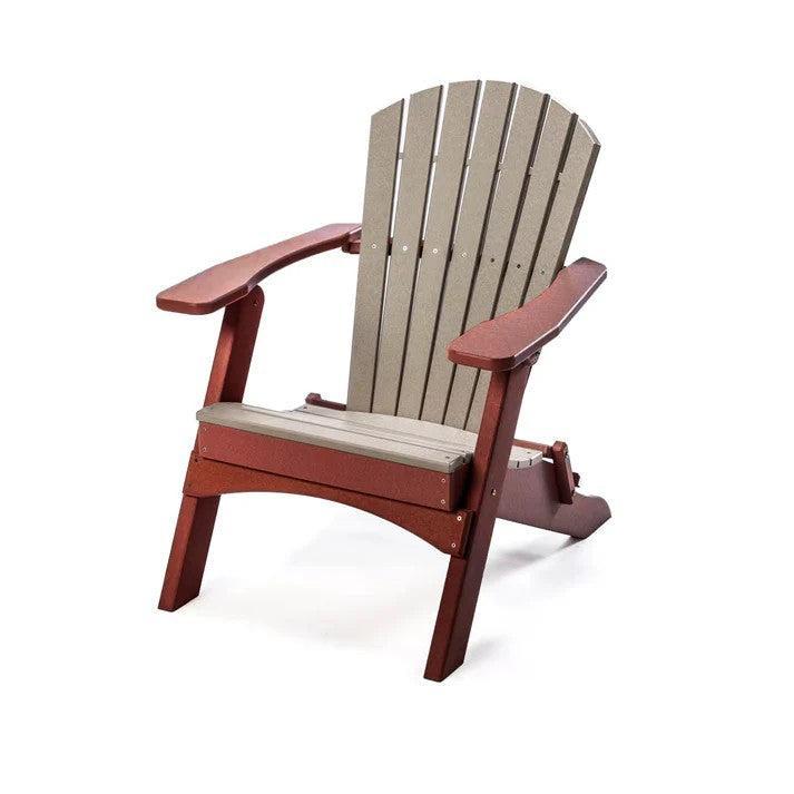 Perfect Choice Recycled Plastic Classic Folding Adirondack Chair - LEAD TIME TO SHIP 4 WEEKS OR LESS