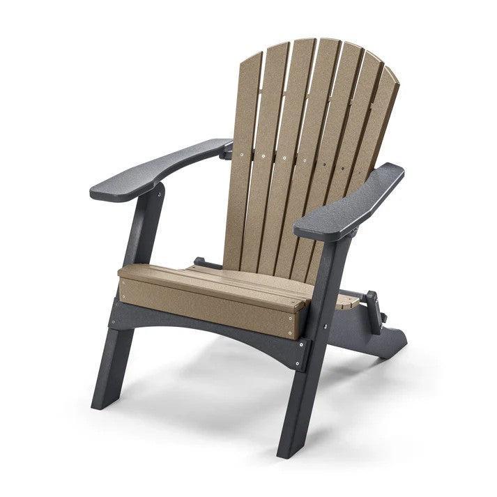 Perfect Choice Recycled Plastic Classic Folding Adirondack Chair - LEAD TIME TO SHIP 4 WEEKS OR LESS
