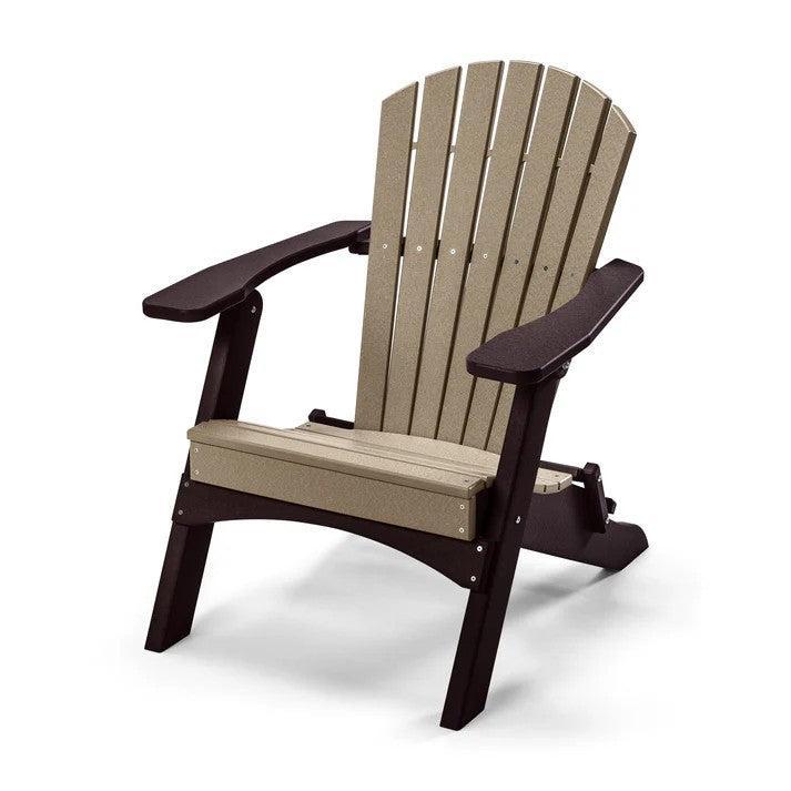 Perfect Choice Recycled Plastic Classic Folding Adirondack Chair - LEAD TIME TO SHIP 4 WEEKS OR LESS