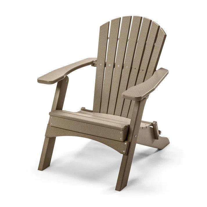 Perfect Choice Recycled Plastic Classic Folding Adirondack Chair - LEAD TIME TO SHIP 4 WEEKS OR LESS