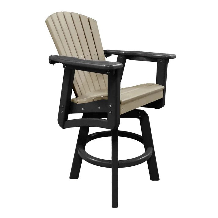 Perfect Choice Recycled Plastic Classic Swivel Bar Height Arm Chair (BAR HEIGHT) - LEAD TIME TO SHIP 4 WEEKS OR LESS