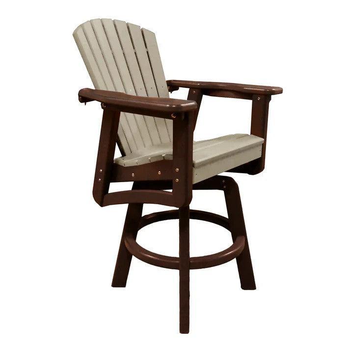 Perfect Choice Recycled Plastic Classic Swivel Bar Height Arm Chair (BAR HEIGHT) - LEAD TIME TO SHIP 4 WEEKS OR LESS