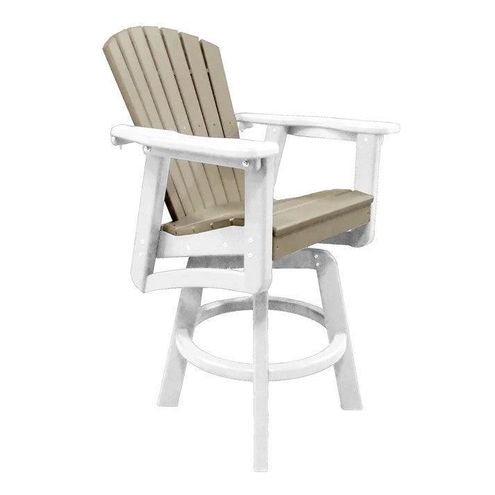 Perfect Choice Recycled Plastic Classic Swivel Bar Height Arm Chair (BAR HEIGHT) - LEAD TIME TO SHIP 4 WEEKS OR LESS