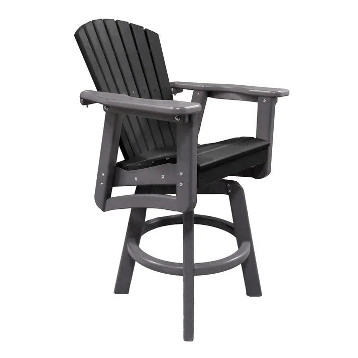 Perfect Choice Recycled Plastic Classic Swivel Bar Height Arm Chair (BAR HEIGHT) - LEAD TIME TO SHIP 4 WEEKS OR LESS