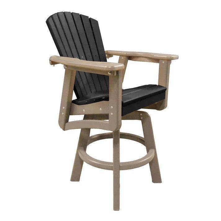 Perfect Choice Recycled Plastic Classic Swivel Bar Height Arm Chair (BAR HEIGHT) - LEAD TIME TO SHIP 4 WEEKS OR LESS