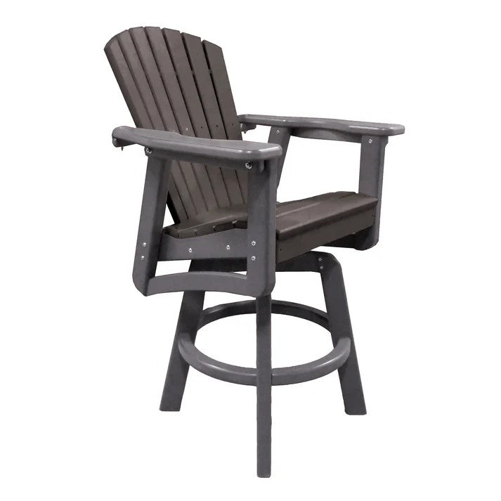 Perfect Choice Recycled Plastic Classic Swivel Bar Height Arm Chair (BAR HEIGHT) - LEAD TIME TO SHIP 4 WEEKS OR LESS