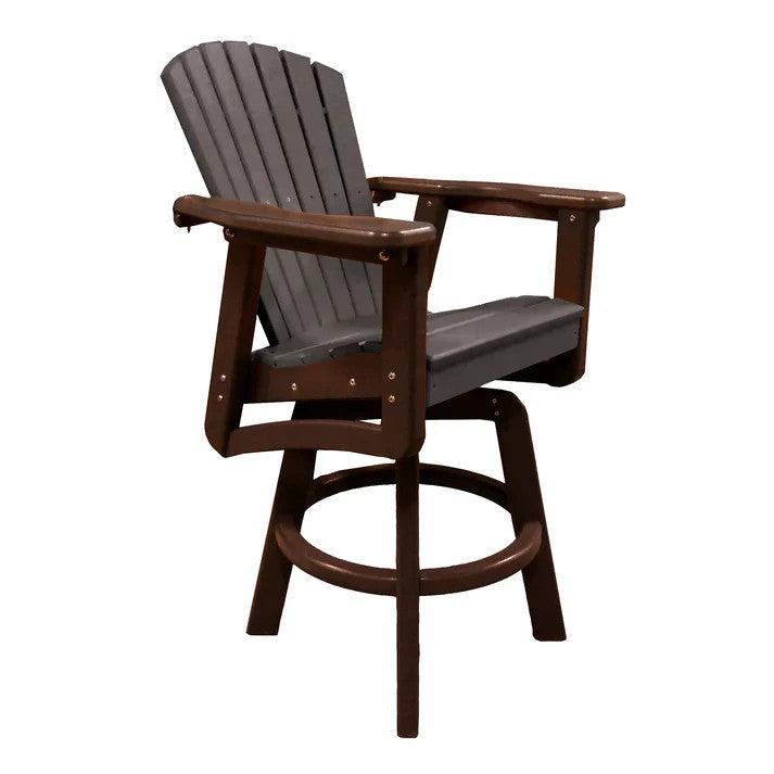 Perfect Choice Recycled Plastic Classic Swivel Bar Height Arm Chair (BAR HEIGHT) - LEAD TIME TO SHIP 4 WEEKS OR LESS