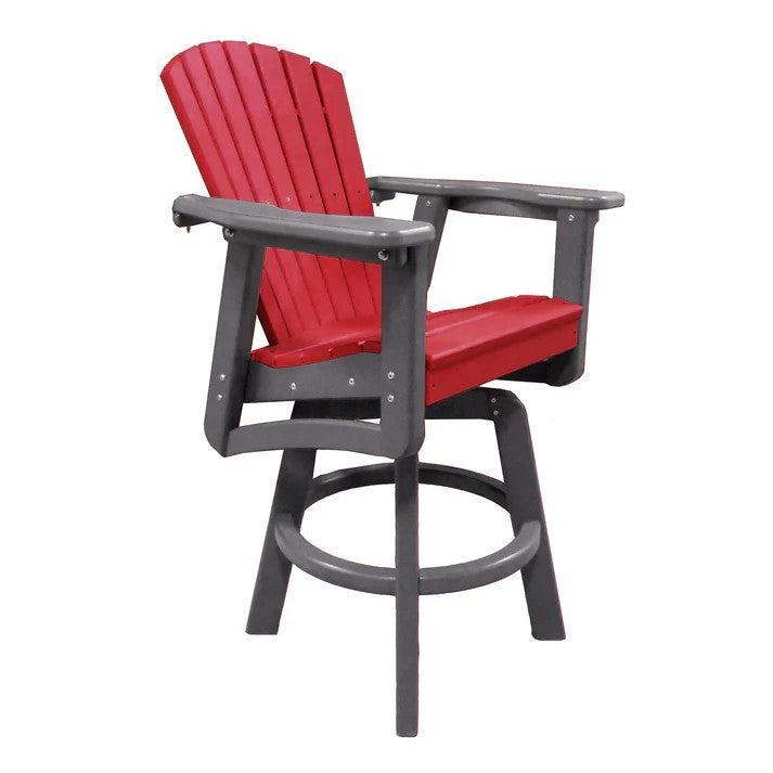 Perfect Choice Recycled Plastic Classic Swivel Bar Height Arm Chair (BAR HEIGHT) - LEAD TIME TO SHIP 4 WEEKS OR LESS