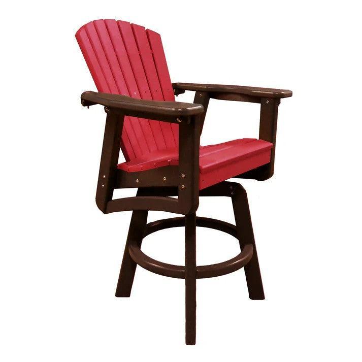 Perfect Choice Recycled Plastic Classic Swivel Bar Height Arm Chair (BAR HEIGHT) - LEAD TIME TO SHIP 4 WEEKS OR LESS