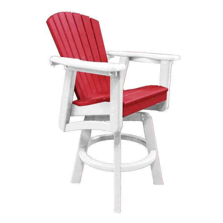 Perfect Choice Recycled Plastic Classic Swivel Bar Height Arm Chair (BAR HEIGHT) - LEAD TIME TO SHIP 4 WEEKS OR LESS
