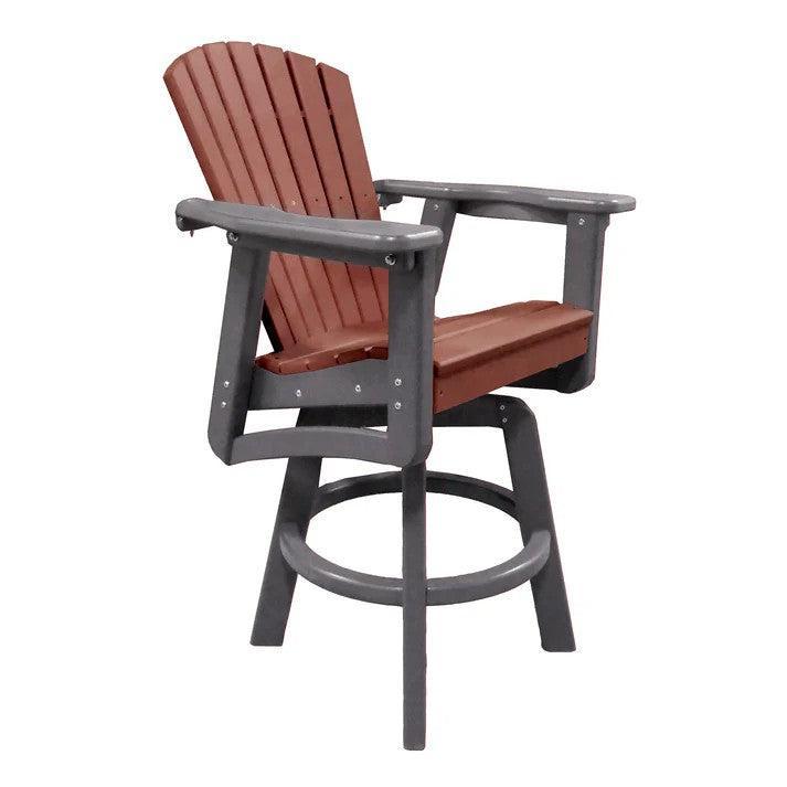 Perfect Choice Recycled Plastic Classic Swivel Bar Height Arm Chair (BAR HEIGHT) - LEAD TIME TO SHIP 4 WEEKS OR LESS