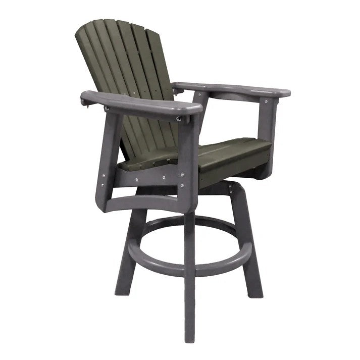 Perfect Choice Recycled Plastic Classic Swivel Bar Height Arm Chair (BAR HEIGHT) - LEAD TIME TO SHIP 4 WEEKS OR LESS