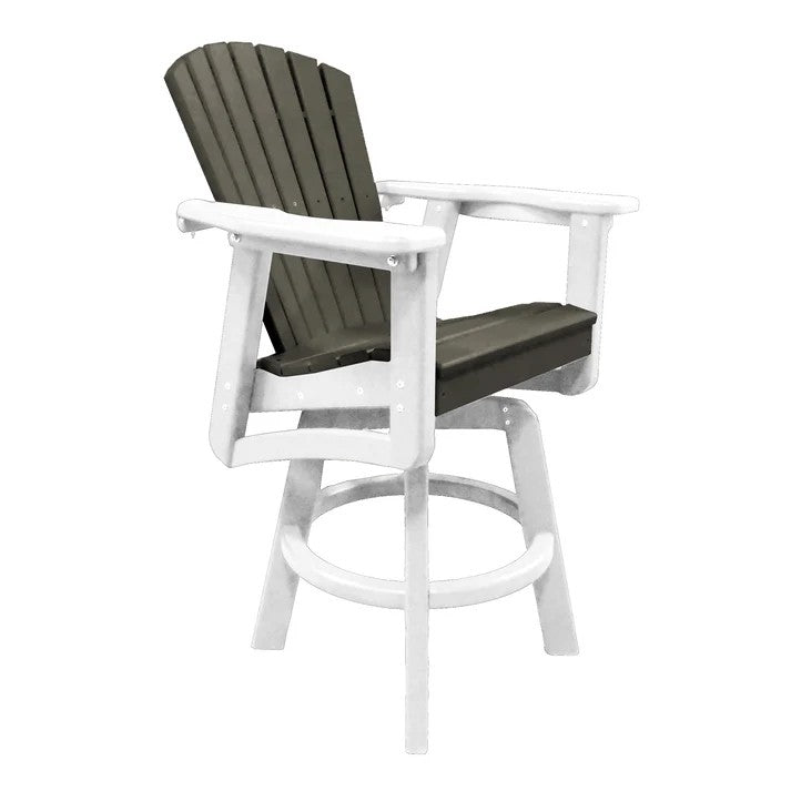 Perfect Choice Recycled Plastic Classic Swivel Bar Height Arm Chair (BAR HEIGHT) - LEAD TIME TO SHIP 4 WEEKS OR LESS
