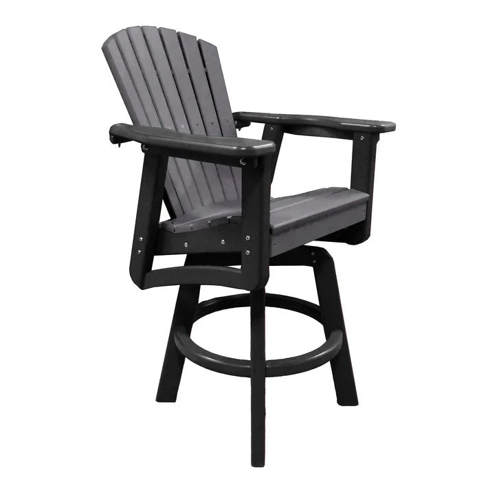 Perfect Choice Recycled Plastic Classic Swivel Bar Height Arm Chair (BAR HEIGHT) - LEAD TIME TO SHIP 4 WEEKS OR LESS