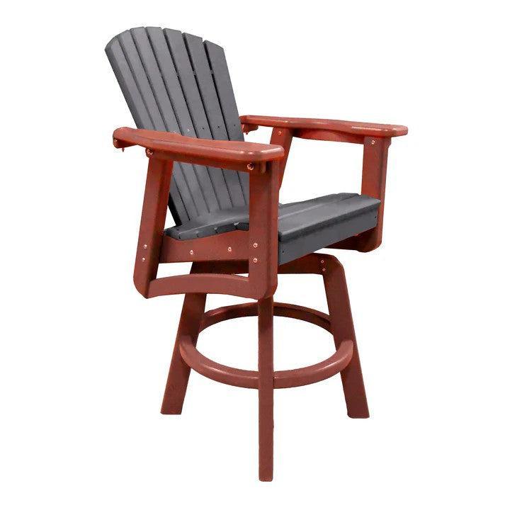 Perfect Choice Recycled Plastic Classic Swivel Bar Height Arm Chair (BAR HEIGHT) - LEAD TIME TO SHIP 4 WEEKS OR LESS