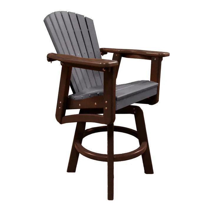 Perfect Choice Recycled Plastic Classic Swivel Bar Height Arm Chair (BAR HEIGHT) - LEAD TIME TO SHIP 4 WEEKS OR LESS
