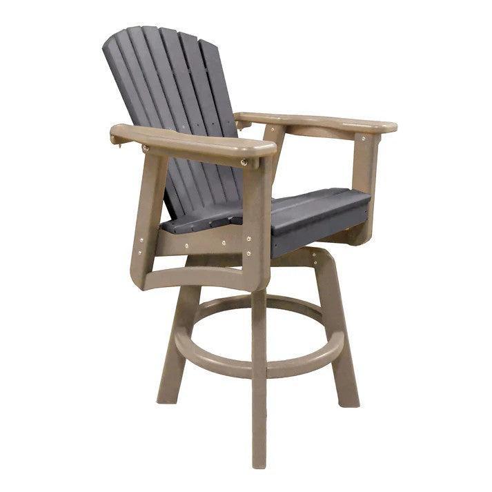 Perfect Choice Recycled Plastic Classic Swivel Bar Height Arm Chair (BAR HEIGHT) - LEAD TIME TO SHIP 4 WEEKS OR LESS